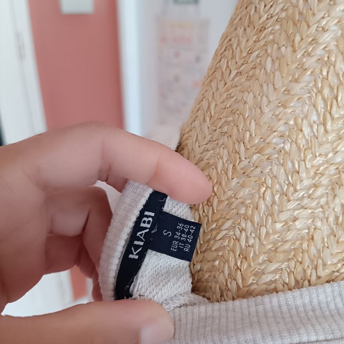 Kiabi haut brodé crème et doré - photo numéro 8