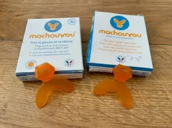 Lot de deux Machouyou Orange