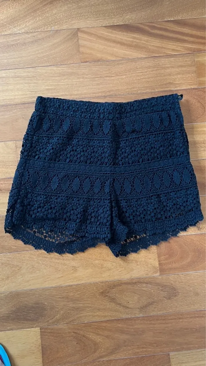 Lot de 5 shorts taille haute tissu et broderie - photo numéro 4