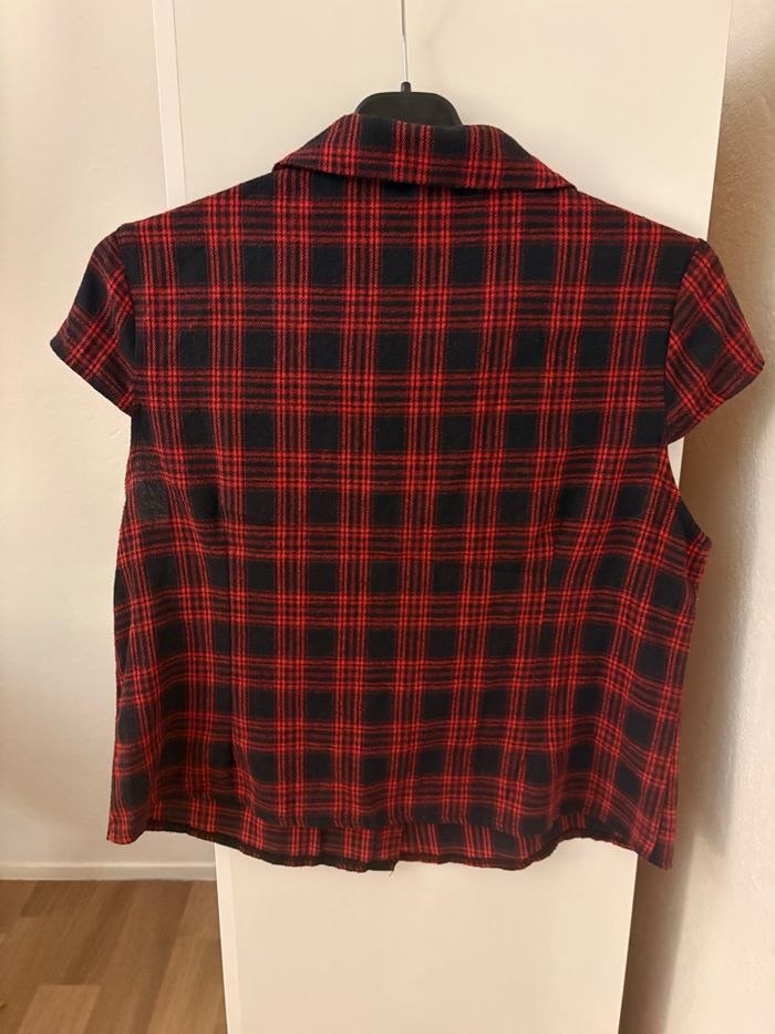 blouse à carreaux - photo numéro 2