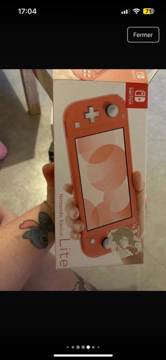 Nintendo switch lite rose encore sous garentie 2 ans - photo numéro 7
