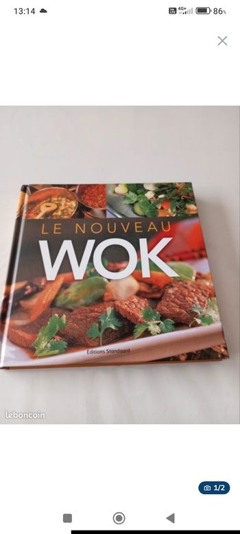 Vend livre le nouveau wok