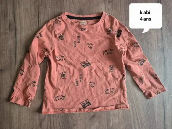 T-shirt manche longue Garçon 4 ans