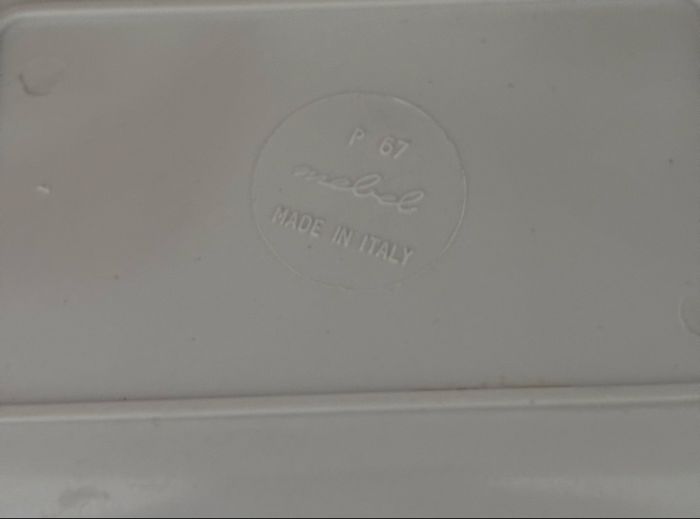 Vintage petit vide poche en mélaminé Mebel Lorenzo Prato - photo numéro 7