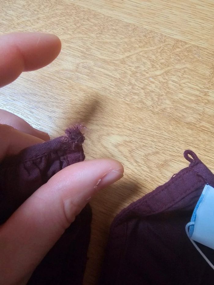 Magnifique blouse prune - photo numéro 3