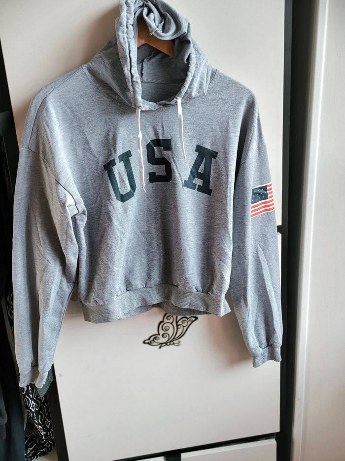 Sweat large a capuche