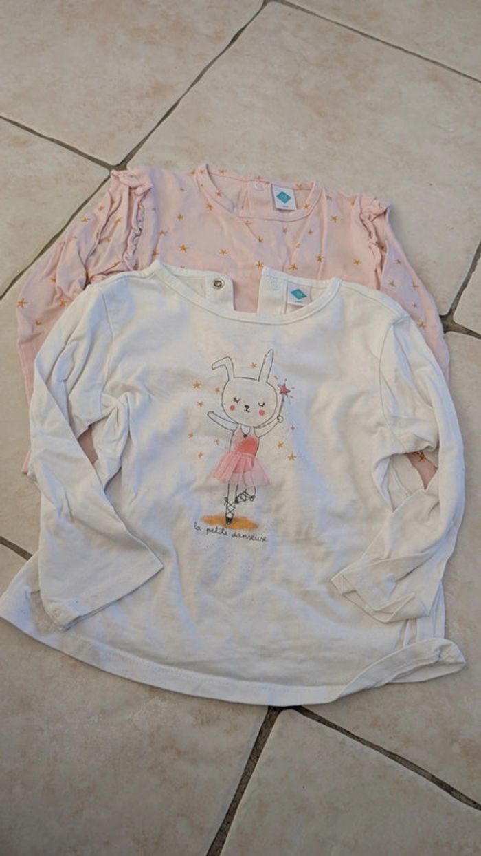 Lot de 2 tee shirt tex