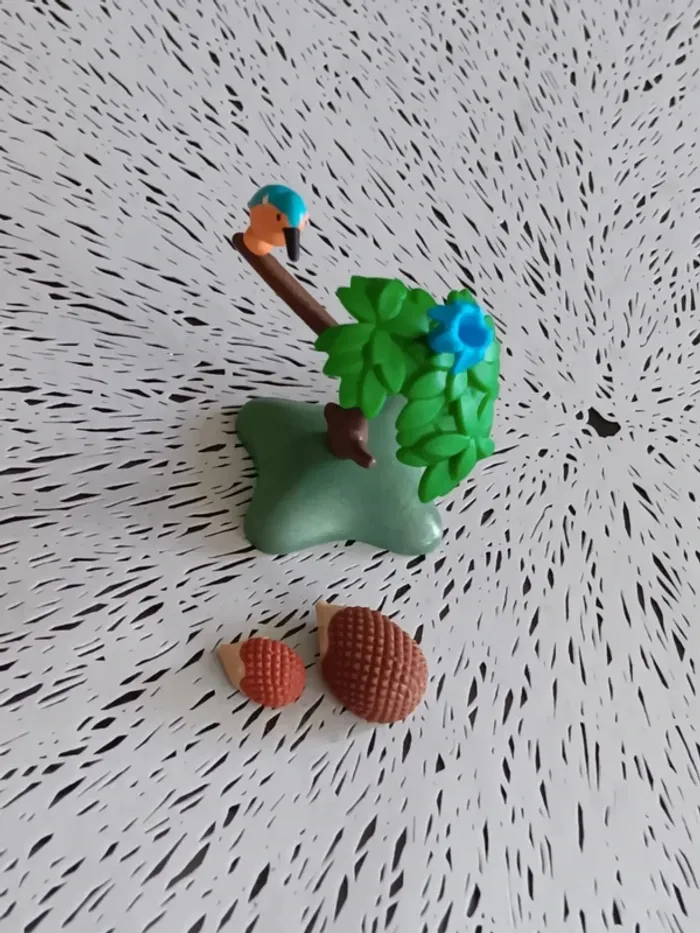 Martin pêcheur playmobil et hérissons - photo numéro 9
