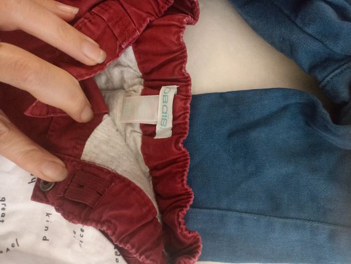 Lot pantalons 9mois garçon obaibi - photo numéro 2