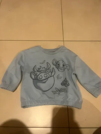 Pull roi lion taille 80 cm