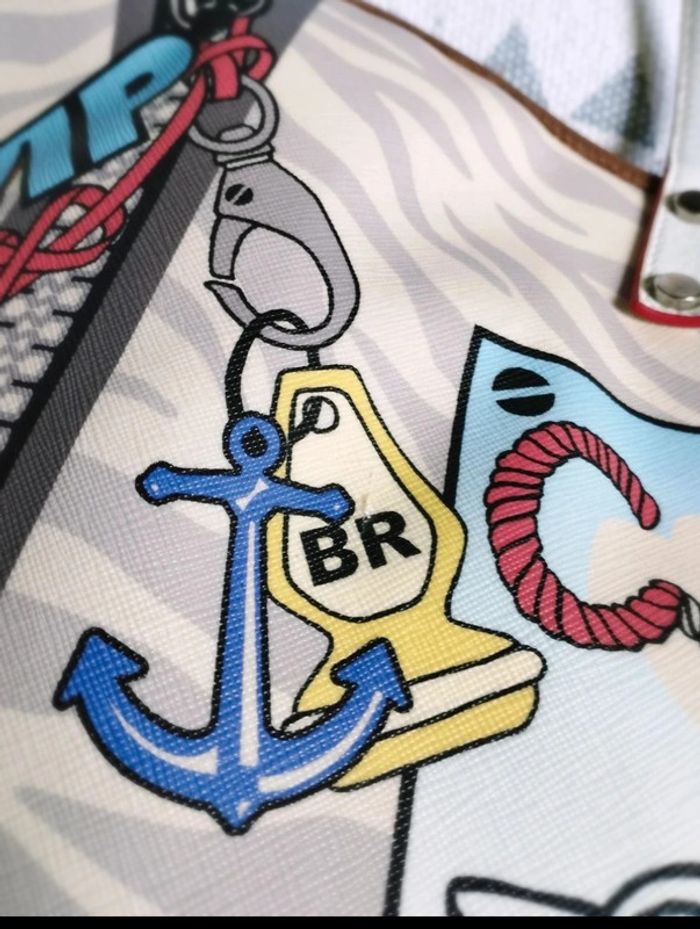 Très grand Cabas 🚢 -  Barbara Rihl -Bon à Très Bon État - photo numéro 9