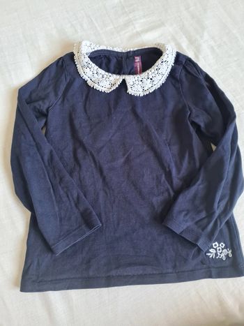 T-shirt manches longues - col claudine - Sergent Major - 5 ans