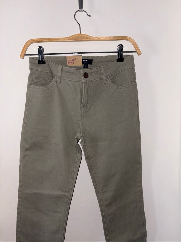 Jean femme Kiabi taille 36 couleur Kaki neuf avec étiquette. - photo numéro 5