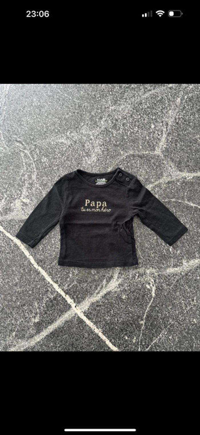 Lot de 5 tshirts manches longues filles Kiabi très bon état - photo numéro 5