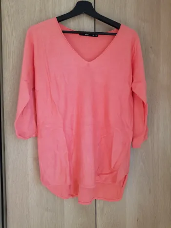 Pull leger corail