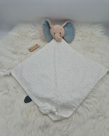 Doudou plat losange Lange Axel Éléphant Nattou