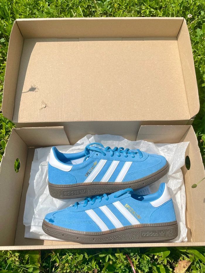 Adidas handball spezial blue cream - photo numéro 9