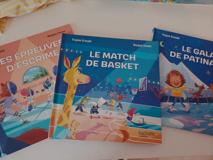 Lot petits livres de sport