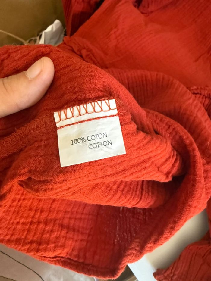 Blouse bordeaux en très bon état season taille S - photo numéro 9
