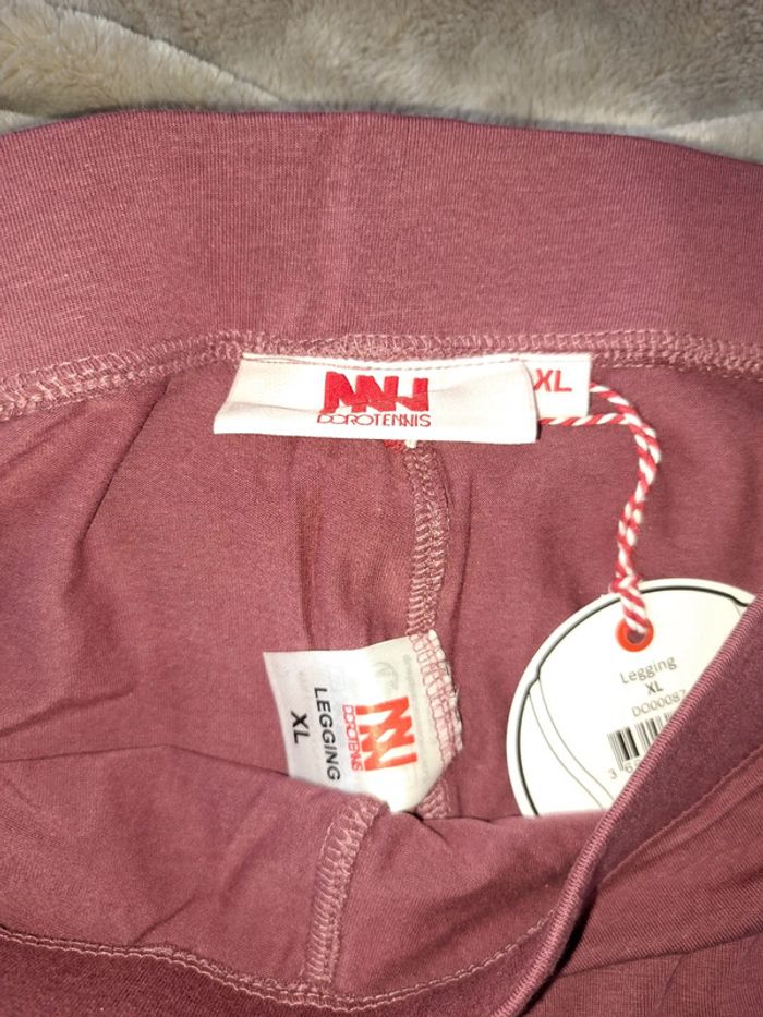 Legging bordeaux Dorotennis XL - photo numéro 3