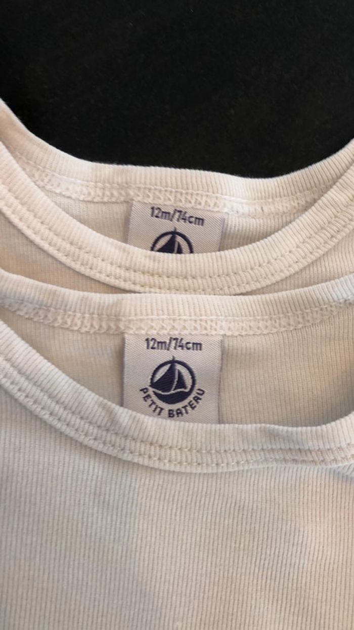 Lot de 3 bodys Petit Bateau - photo numéro 3