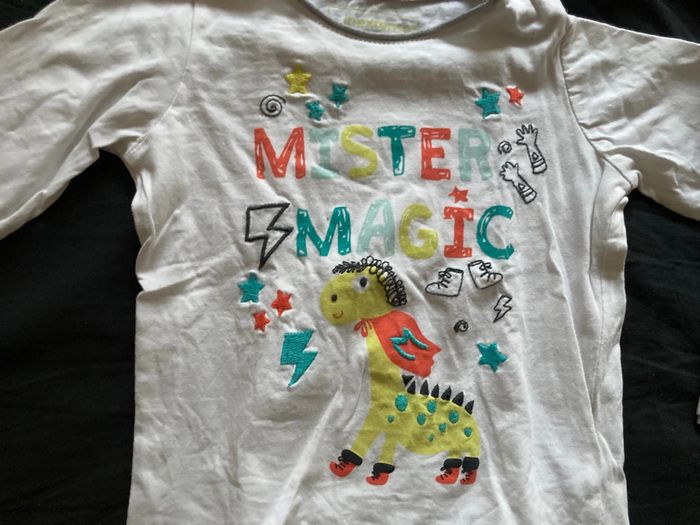 Tee-shirt manches longues in extenso 24 mois - photo numéro 2