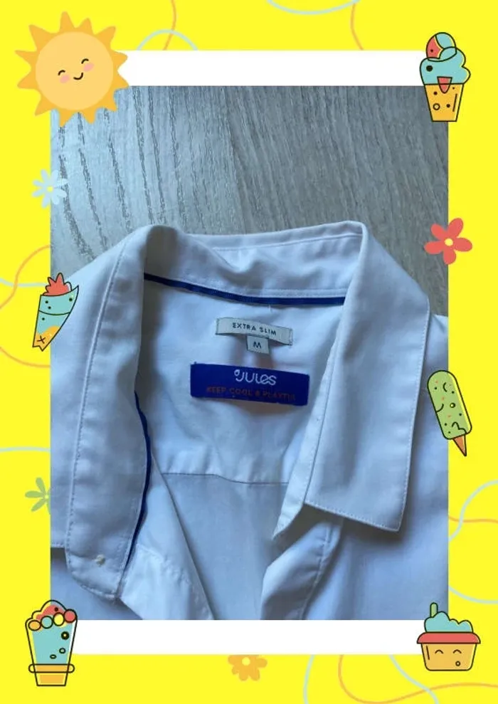 Chemise blanche M Extra slim Jules - photo numéro 3