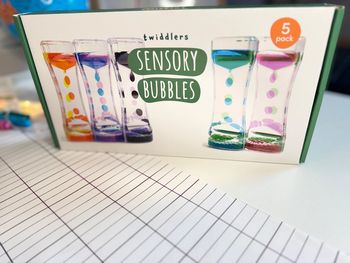 Coffret de 5 sablier sensoriels 