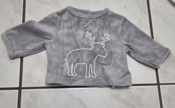 pull polaire gris garcon verbaudet taille 1 mois