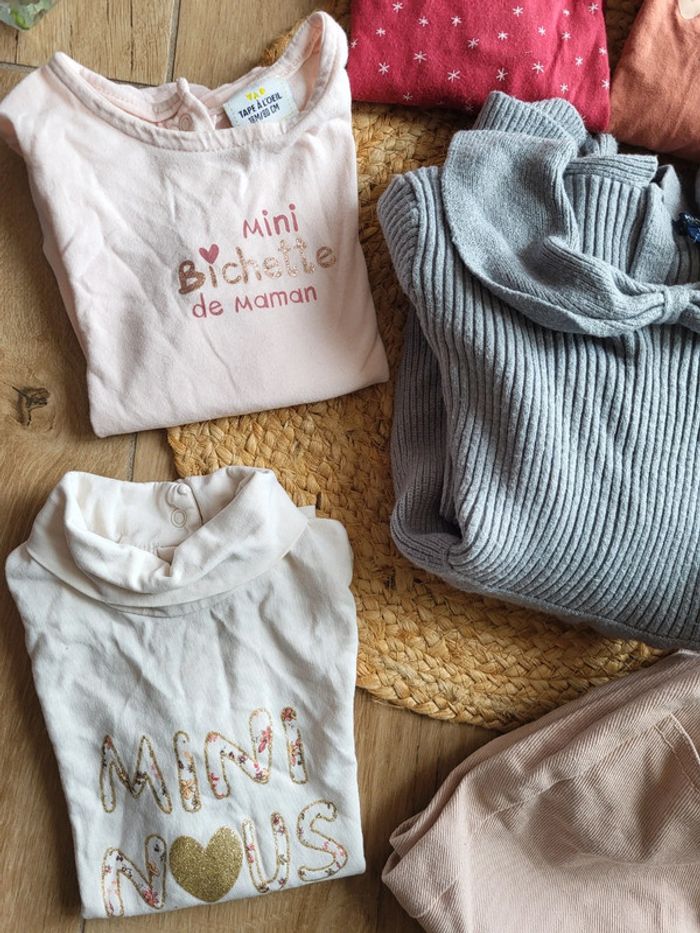 🍒Lot de 7 vêtements fille 18 mois de plusieurs marques - photo numéro 5