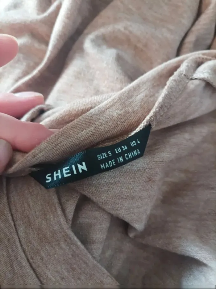 Tee-shirt manches longues neuf Shein femme taille S - photo numéro 5