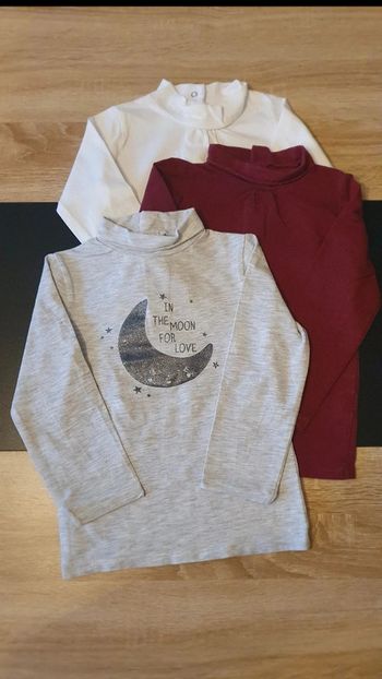 Lot de 4 sous-pulls 36 mois - 3 ans