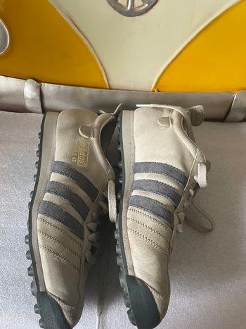 Rare Adidas chile ´62 cuir gris vintage