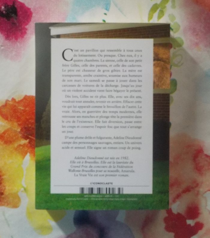 LA VRAIE VIE d'Adeline DIEUDONNE Ed. L'Iconoclaste - photo numéro 3