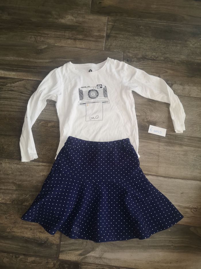 Haut et jupe 6 ans