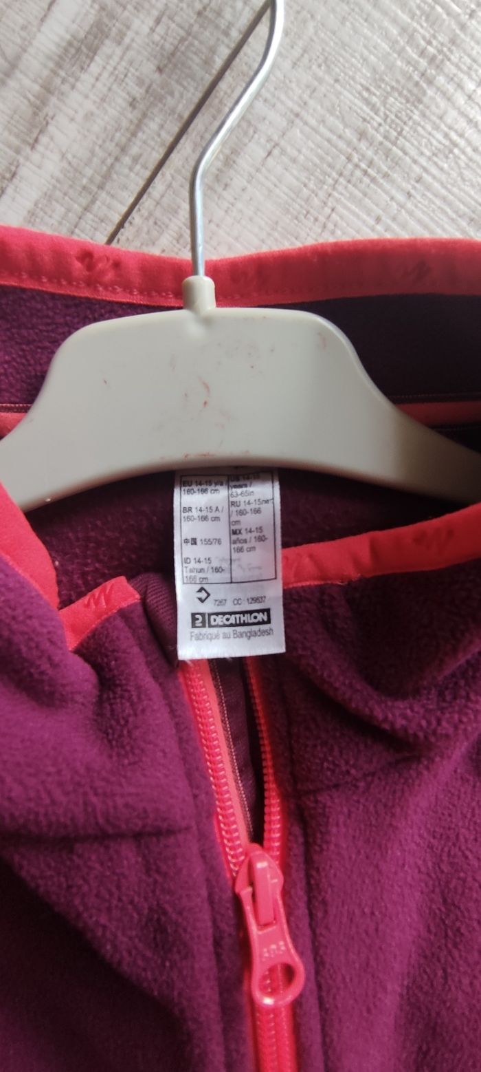 Veste polaire queshua fille taille 14 ans - photo numéro 3