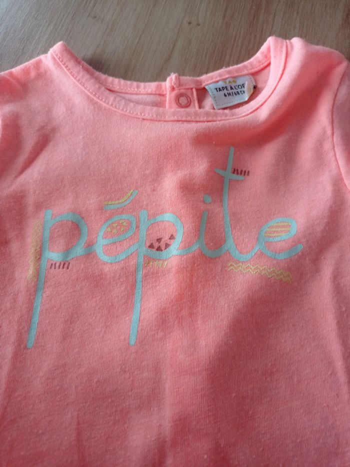 Lot de 2 t-shirts 6 mois - photo numéro 3
