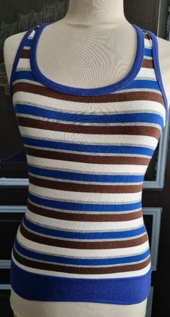 Débardeur à rayures taille S