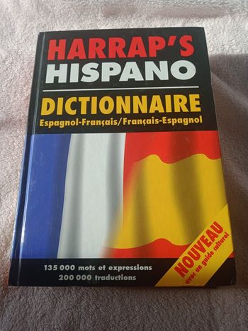 Dictionnaire français/espagnol, Harrap's 