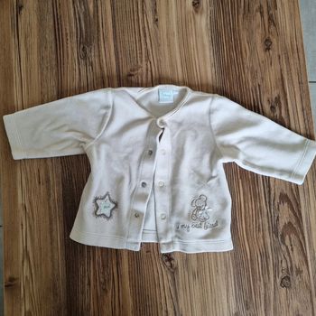 Gilet velours, 3/6 mois