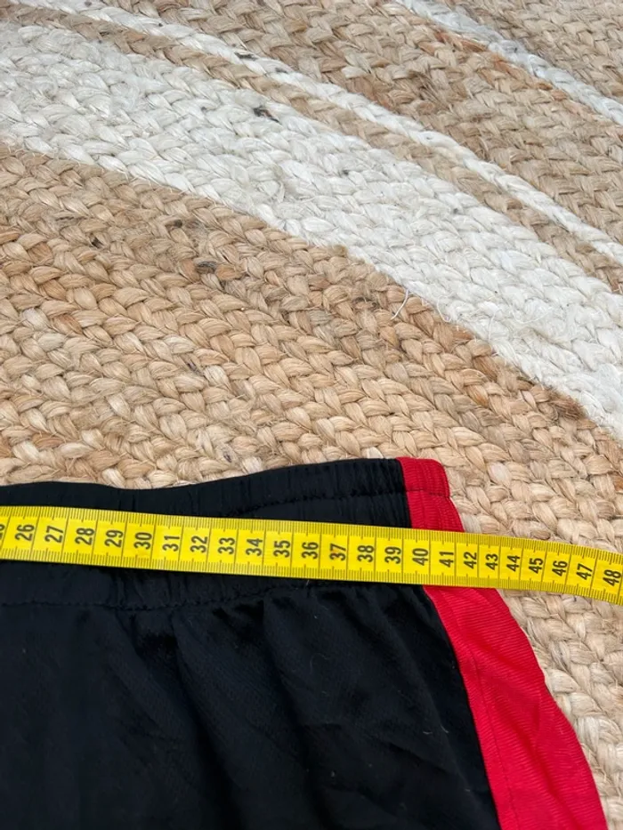 Short Homme Starter Noir et Rouge Taille L | Très Bon État | Légère Trace #BS1906 - photo numéro 7
