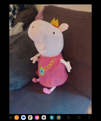 Grosse peluche peppa pig