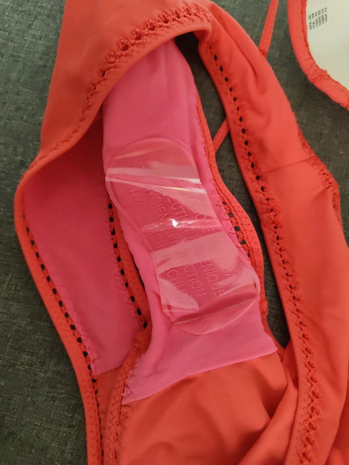 Maillot de bain 2 pièces corail red point - photo numéro 6