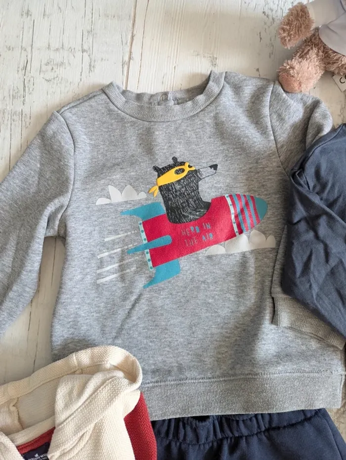 👕 Lot garçon 18-24 mois Orchestra, Puma, Vertbaudet, Sergent Major - photo numéro 2
