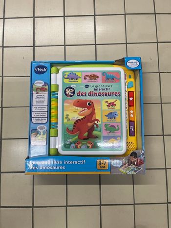 Le grand livre interactif des dinosaures VTECH