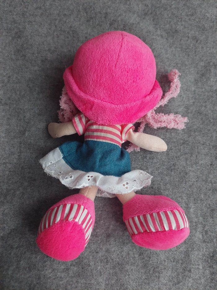 Wdk - poupée de chiffon rose - photo numéro 3