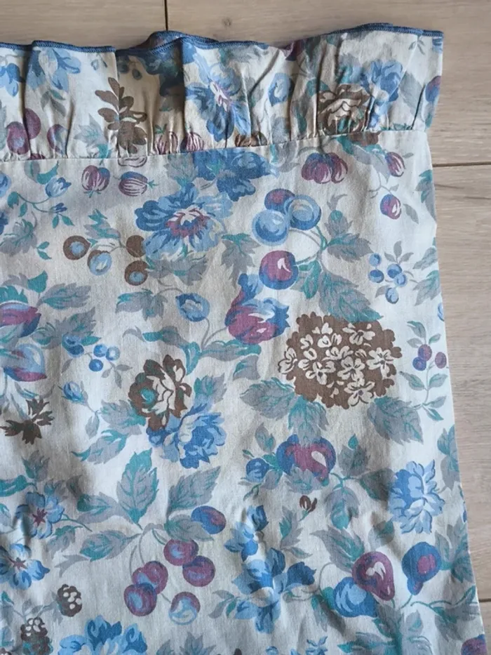 Taie de traversin vintage motif floral 167 X 42 cm - photo numéro 3