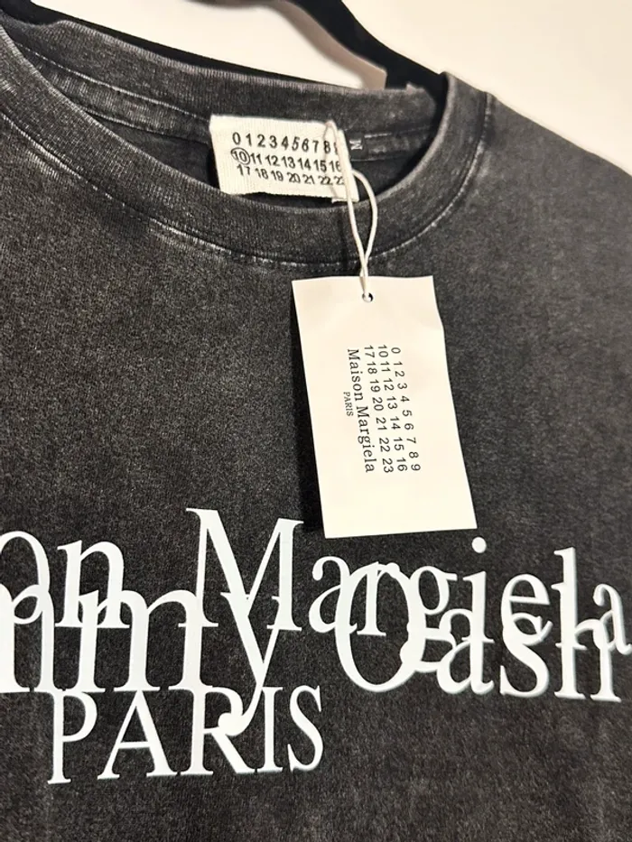 T shirt maison margiela gris - photo numéro 2