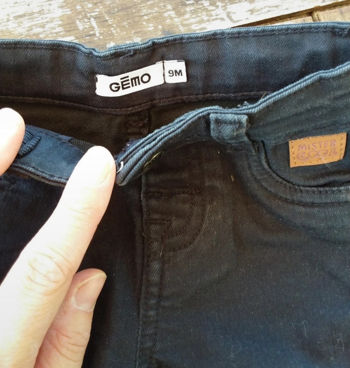 Lot pantalons/jeans 9 mois - photo numéro 3