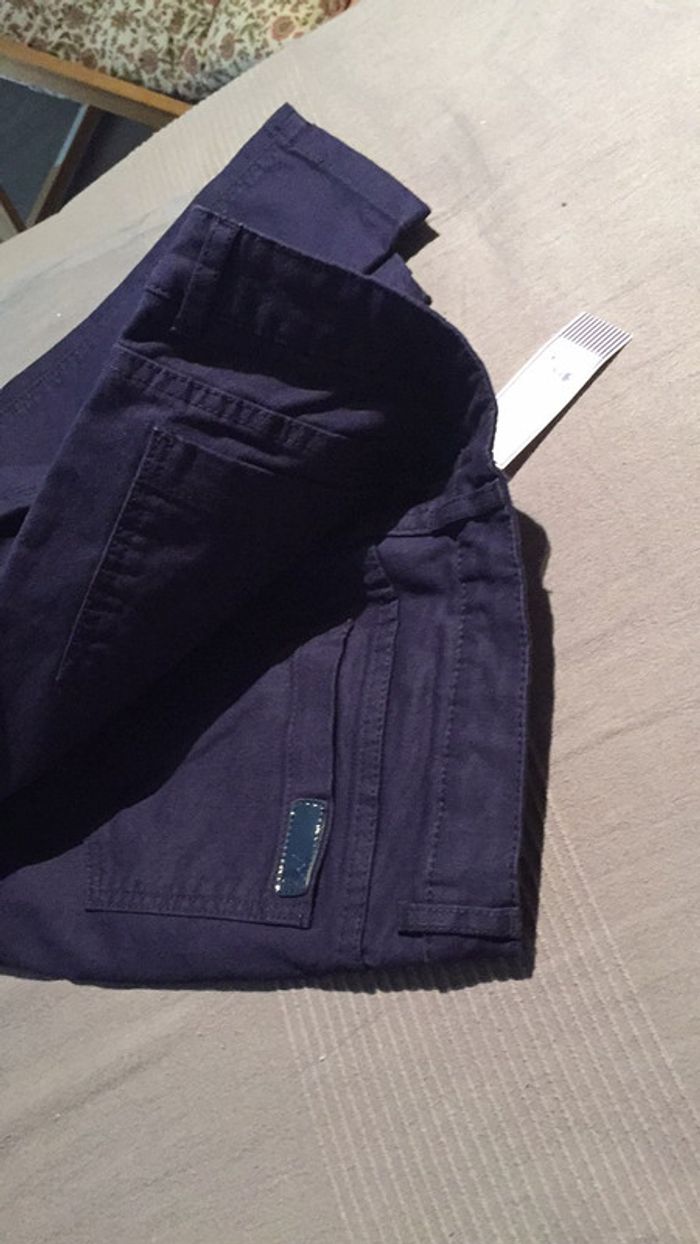 Pantalon jeans Betsy marine JACADI 158cm neuf - photo numéro 8